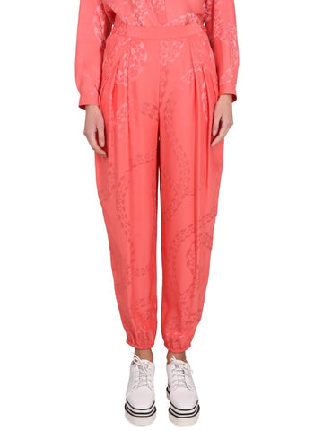 stella mccartney - SILK BLEND PANTS Pink 42