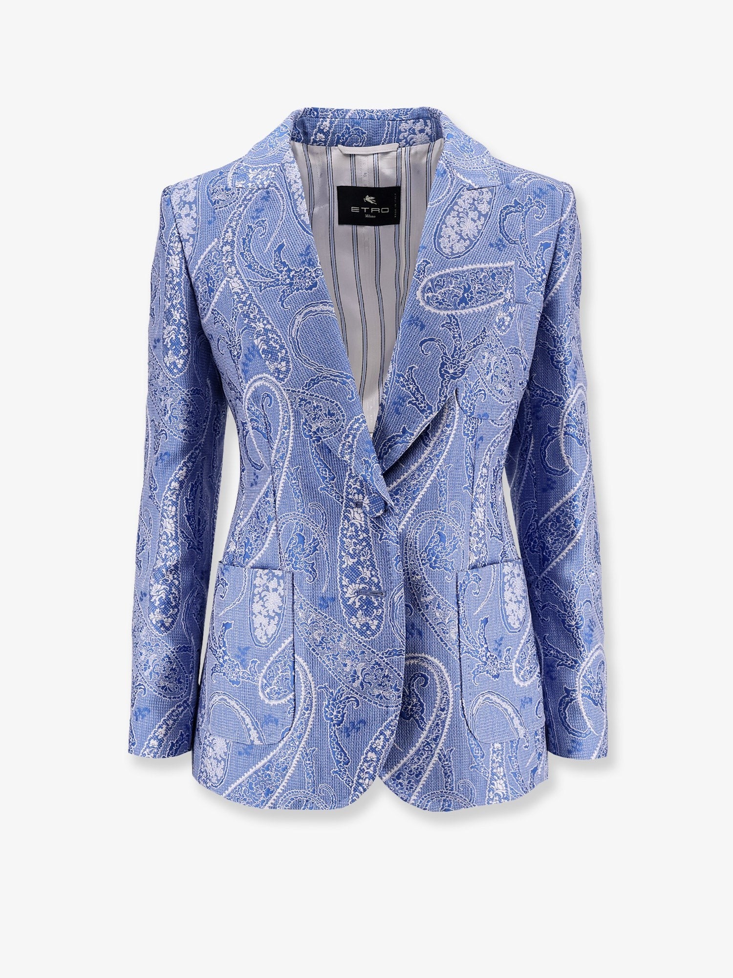 Etro - Silk blend single-breasted blazer