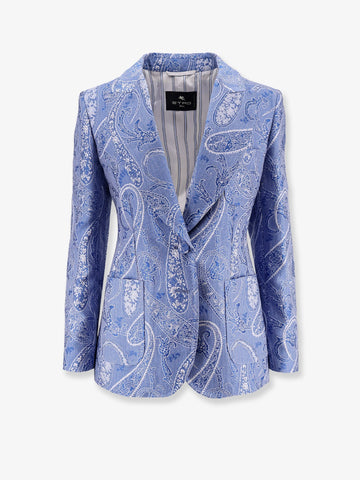 Etro - Silk blend single-breasted blazer