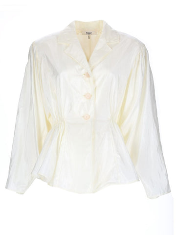 CHLOÉ CHLOÉ - SILK BLEND TOP