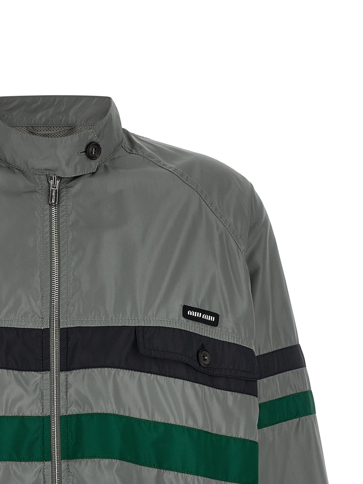 Miu Miu - Silk blouson tec silk-blouson-tec