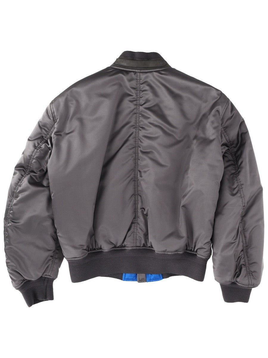 SILK BOMBER JACKET