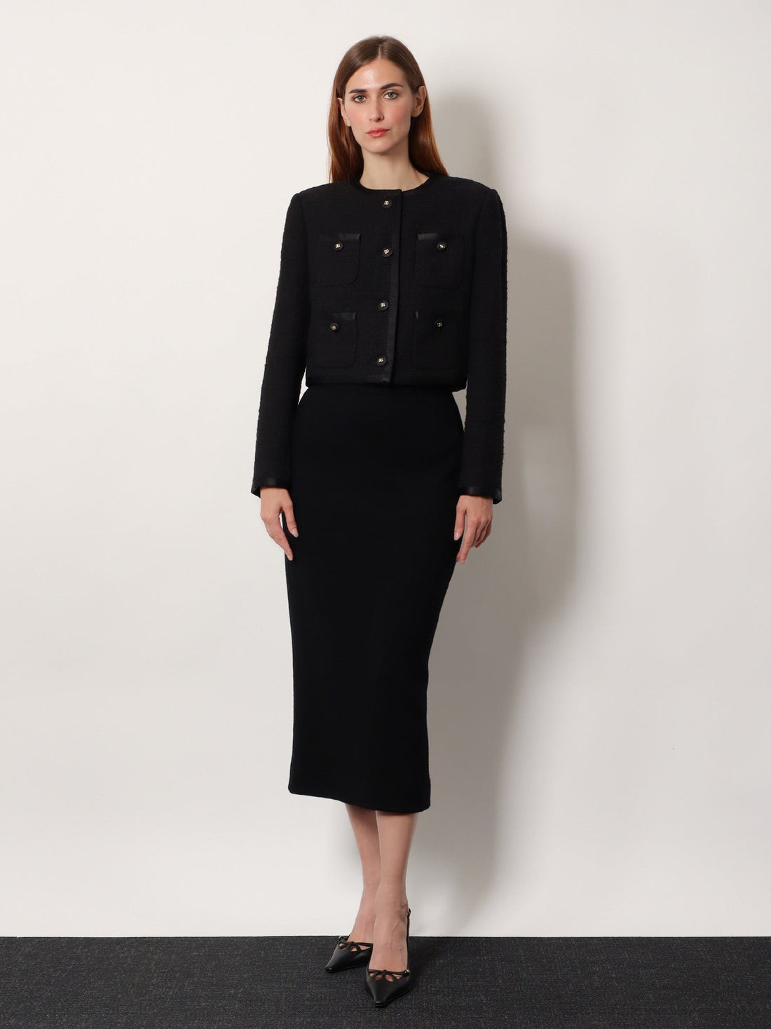 Silk bra with lace inserts