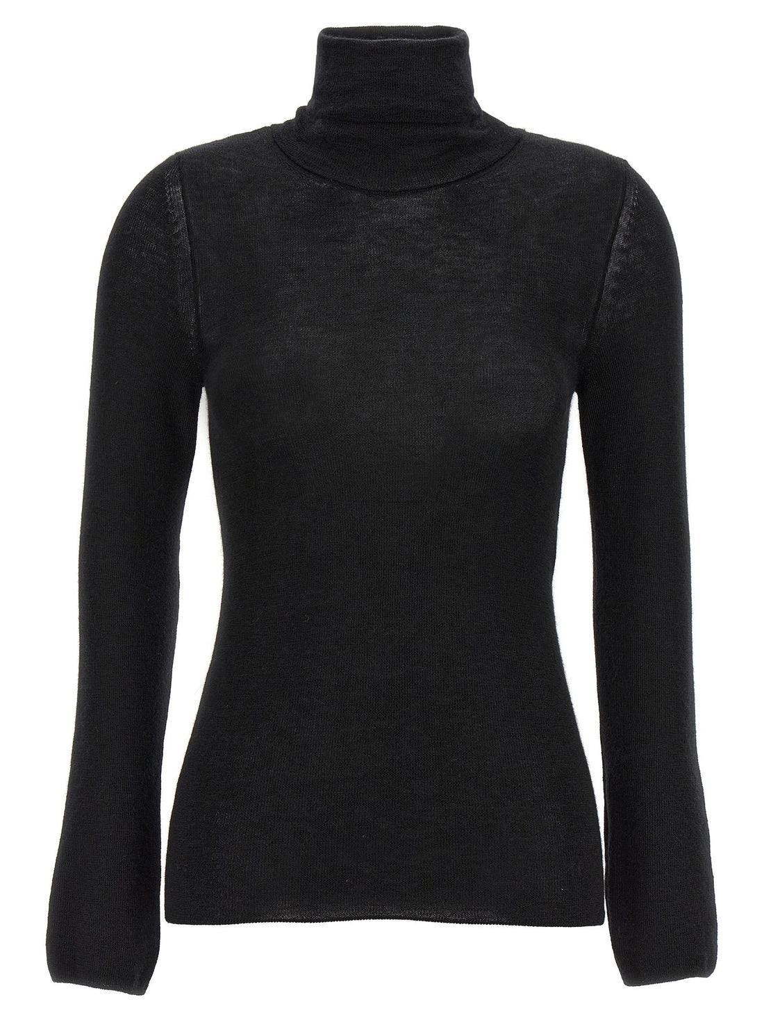 TOM FORD - Silk cashmere turtleneck sweater Black L