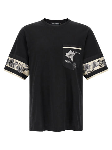 Dolce & Gabbana - Silk detail T-shirt silk-detail-t-shirt_f43e78e7-3016-46b6-ad3a-1565cd6fc4c5