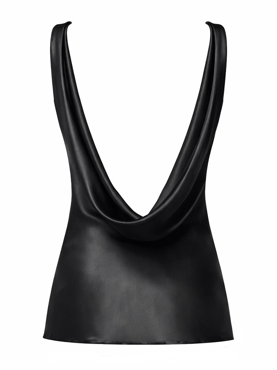 NINA RICCI - SILK DRAPED TOP