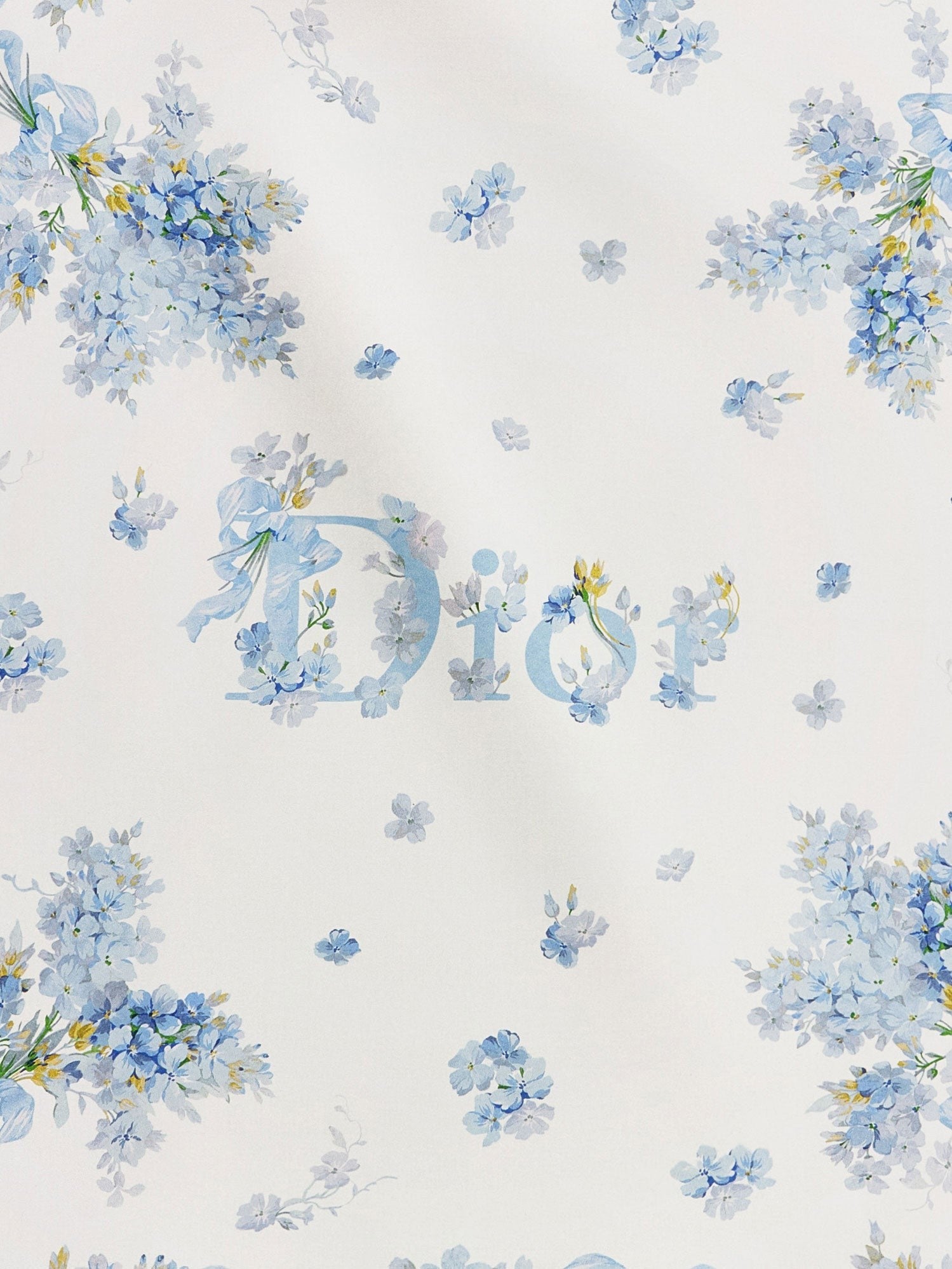 Dior Dior - Silk Foulard with Dior Lilac Bouquet print