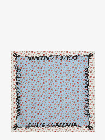 Dolce & Gabbana Silk foulard with Roselline print