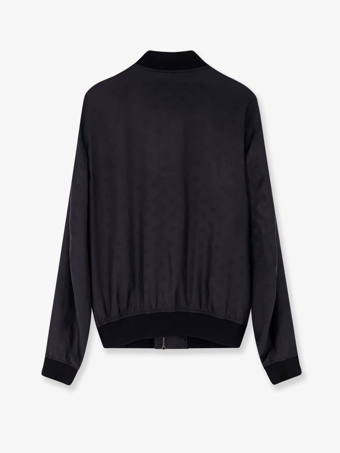 Silk jacket with all-over DG print