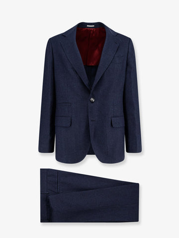 Brunello Cucinelli Silk, linen and wool suit
