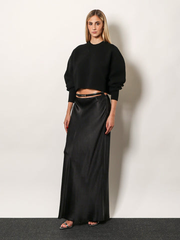 TOM FORD Silk midi skirt
