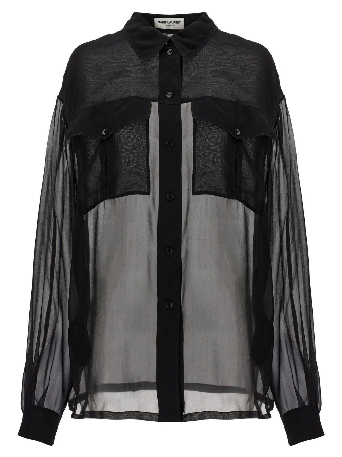 Saint Laurent - Silk muslin shirt