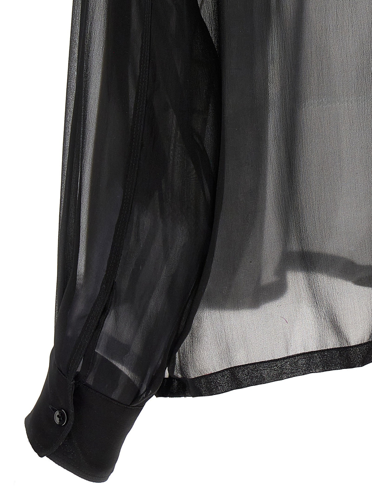 Saint Laurent - Silk muslin shirt