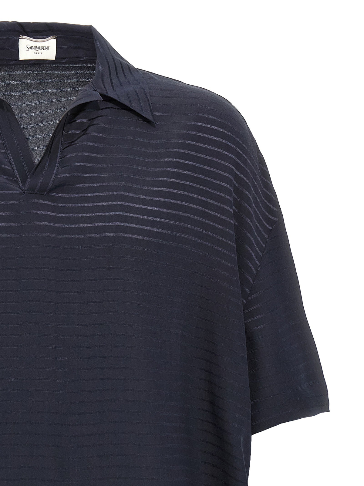 Saint Laurent - Silk polo shirt