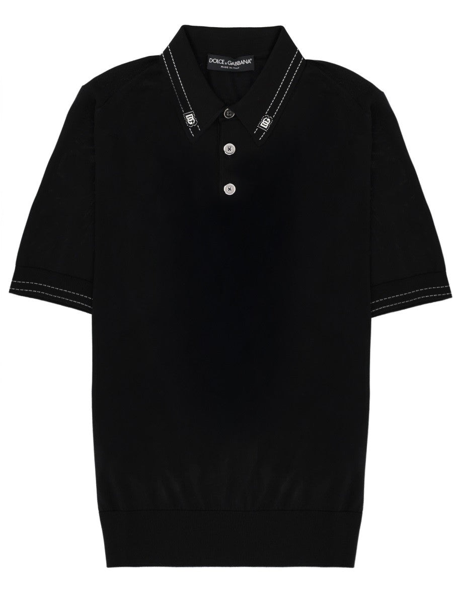 Dolce & Gabbana - SILK POLO. silk-polo_ee4d2b7e-d9a6-470e-af18-dcdb80df79a0