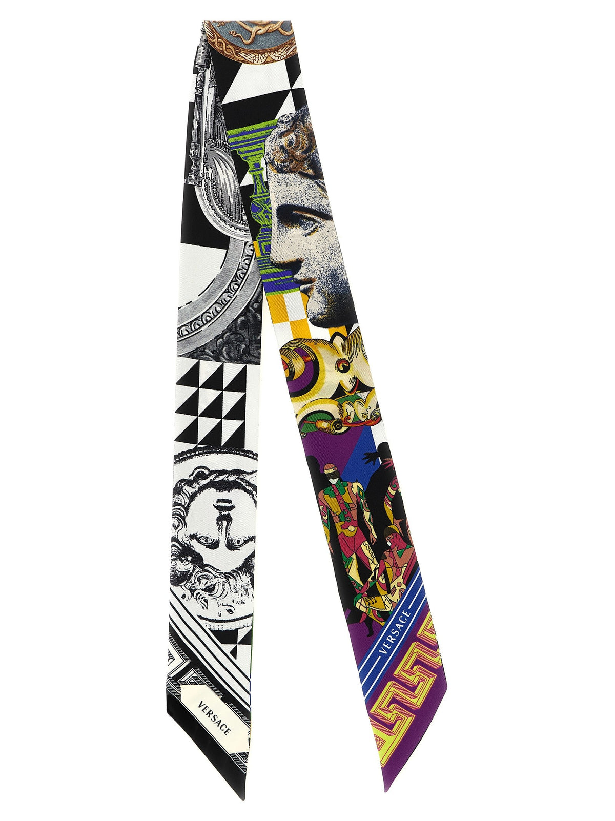Versace - Silk scarf bandeaux MULTICOLOR U
