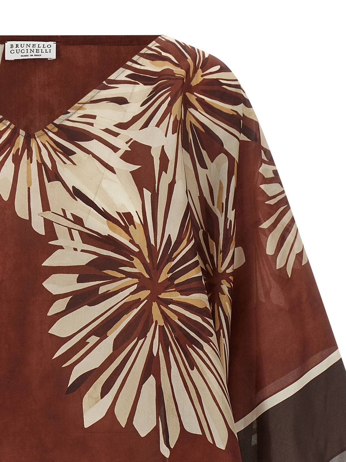 Brunello Cucinelli - Silk scarf blouse