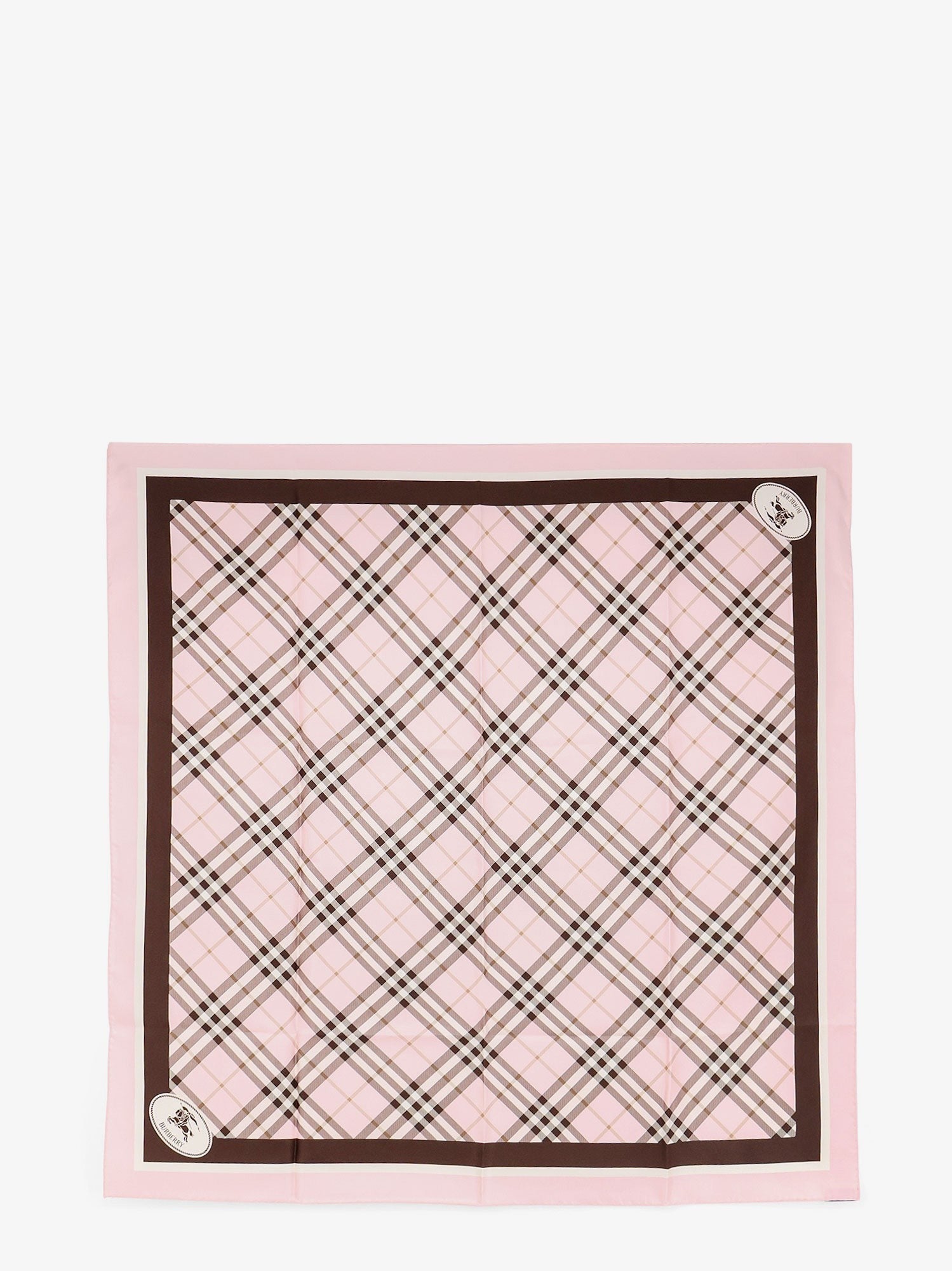 Silk scarf with Burberry Check motif