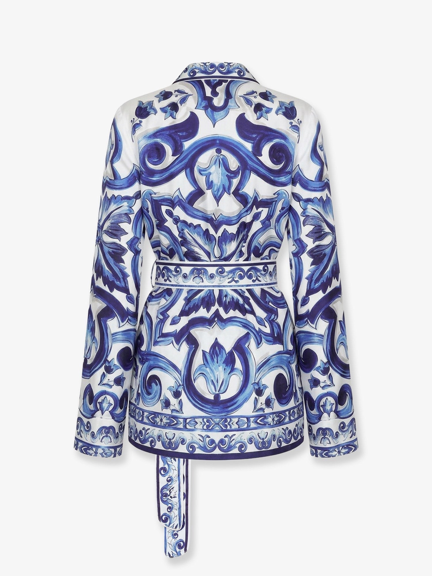Dolce & Gabbana - Silk shirt with Maiolica print