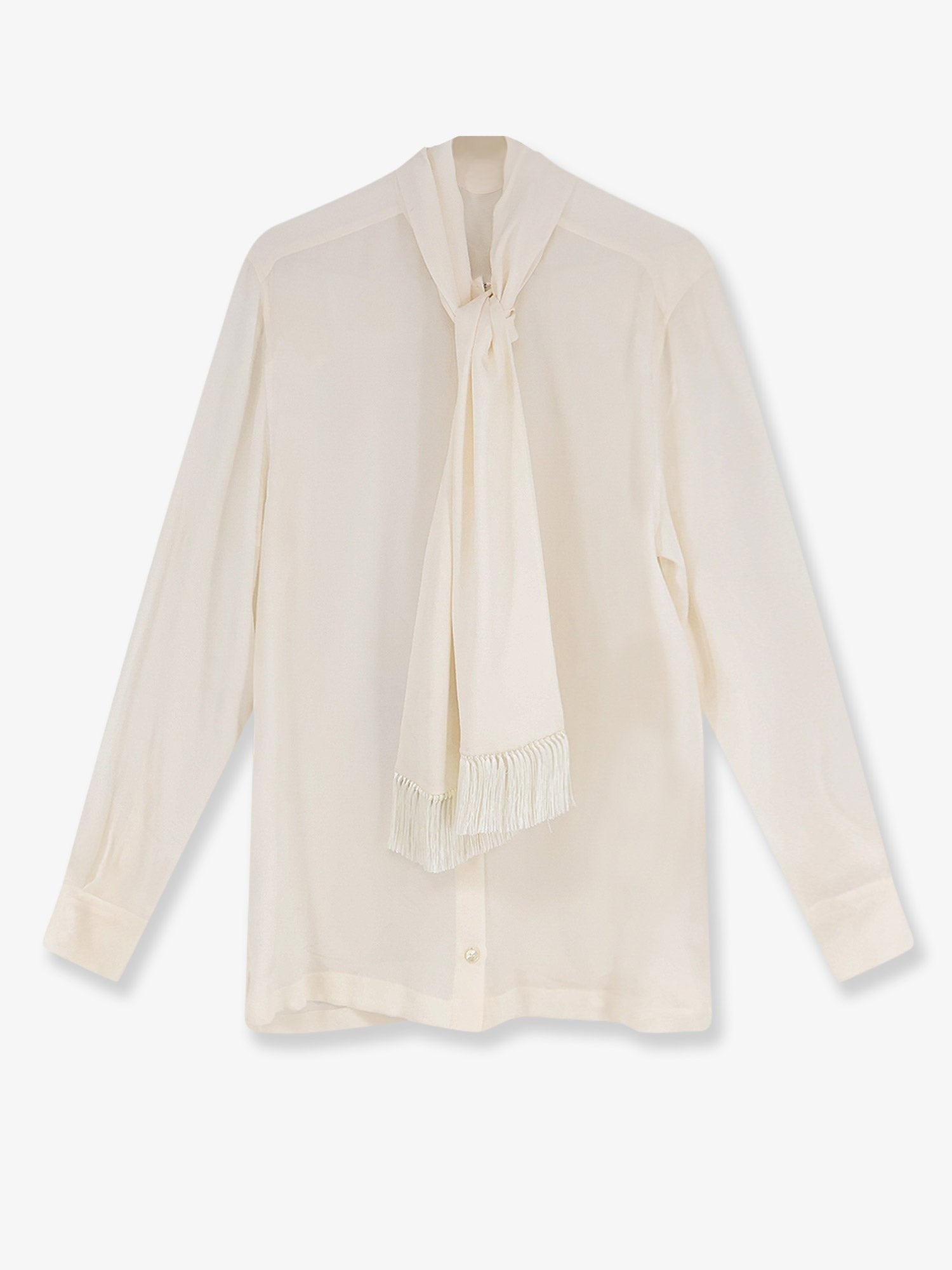 Dolce & Gabbana Silk shirt with tie band detail