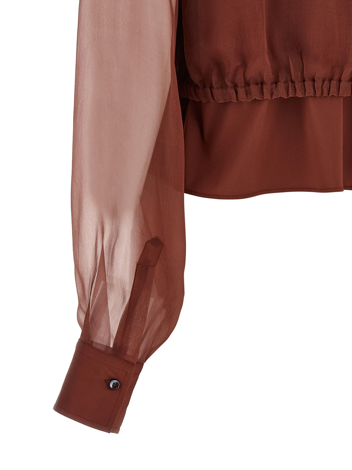 Brunello Cucinelli - Silk sleeves blouse