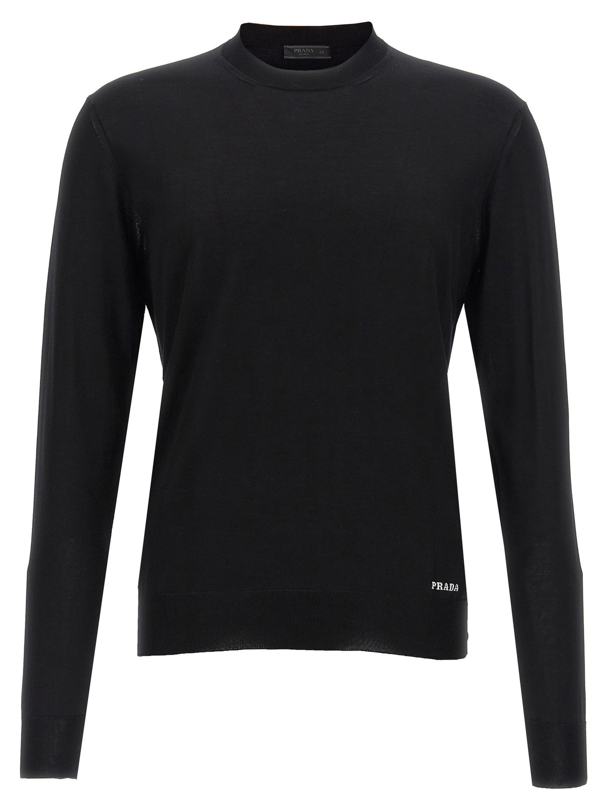 PRADA - Silk sweater Black