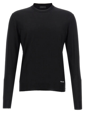 PRADA - Silk sweater Black