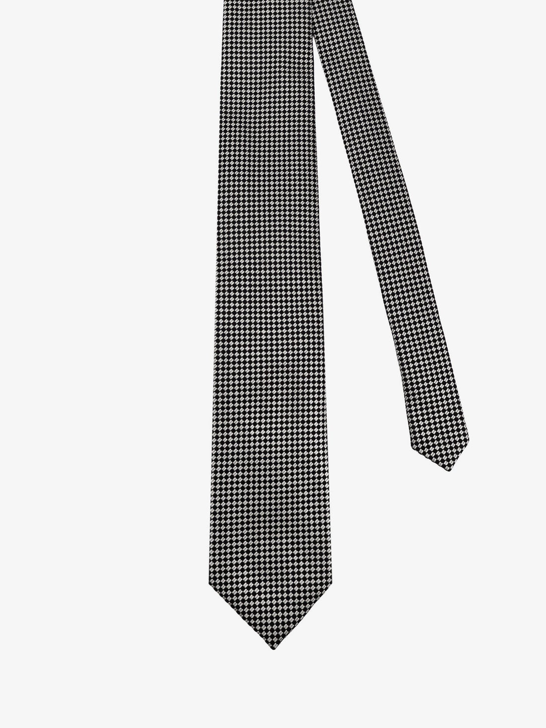 TOM FORD - Silk tie Silver UNI
