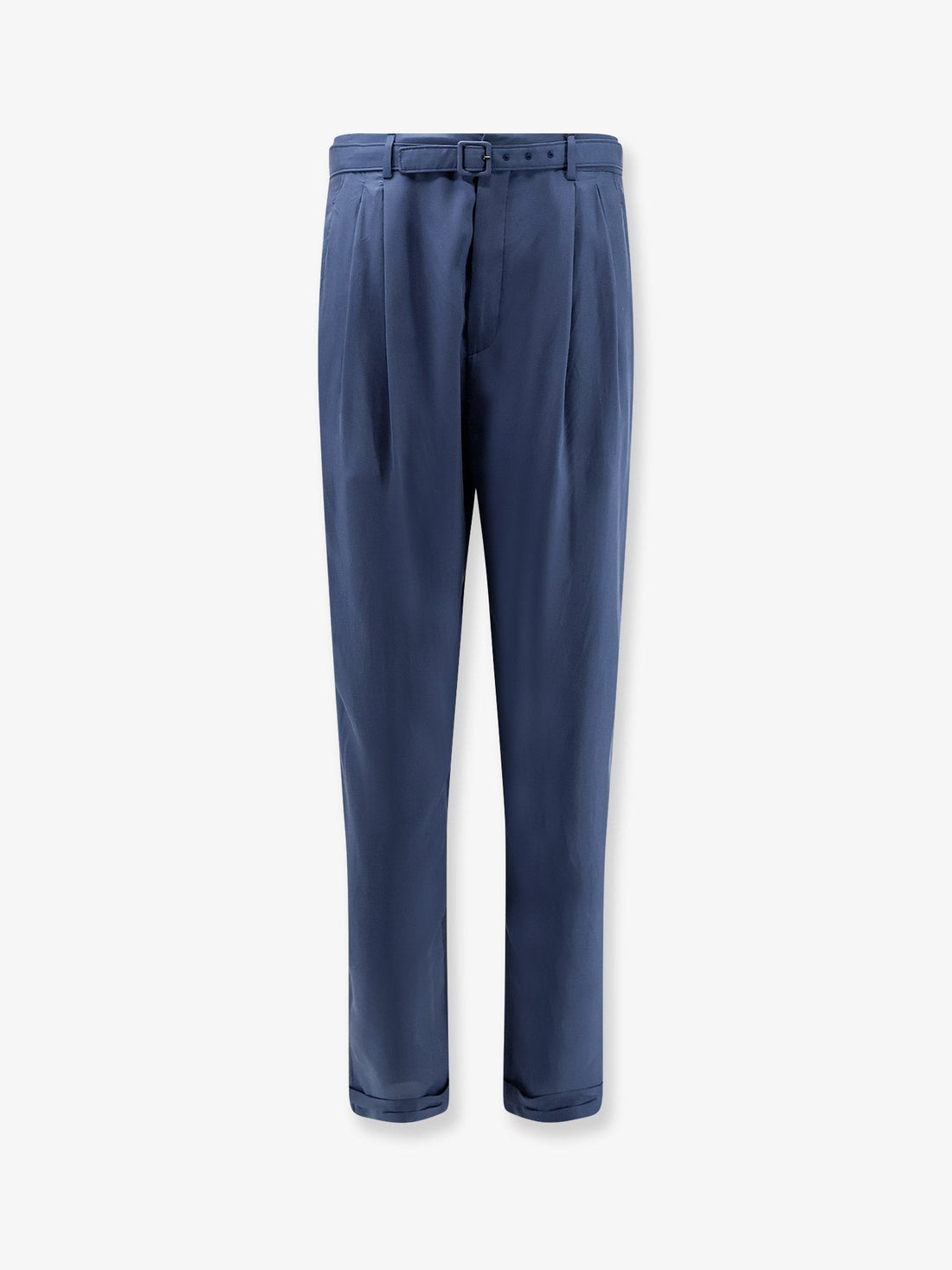 Saint Laurent - Silk trousers with belt silk-trousers-with-belt_903fe843-da6b-4fb8-a14e-ae13c5d4110d