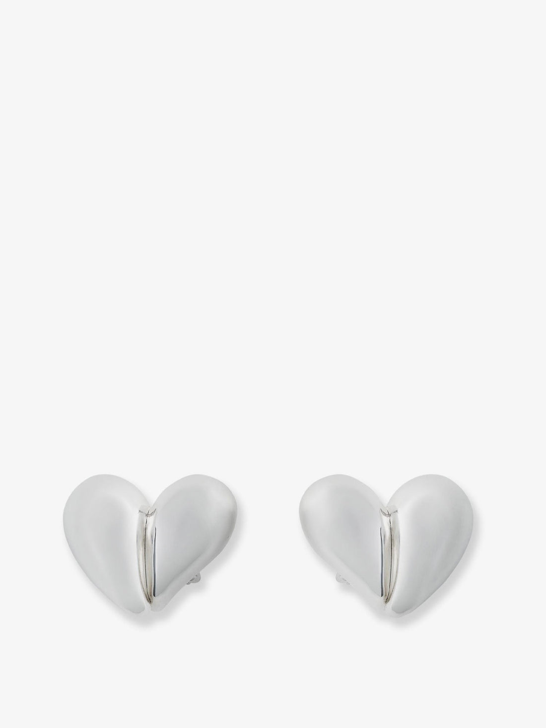 Bottega Veneta - Silver Earrings - Double Drop Heart silver-earrings_f92fc4e8-4362-4794-a747-370333fcb495