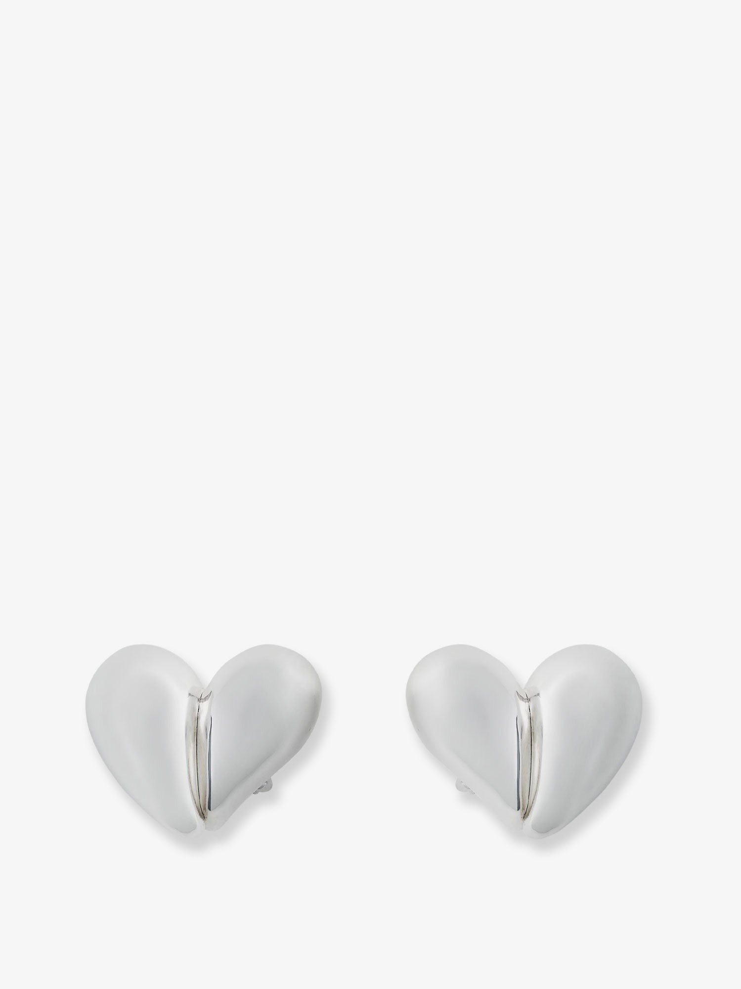 Bottega Veneta - Silver Earrings - Double Drop Heart silver-earrings_f92fc4e8-4362-4794-a747-370333fcb495