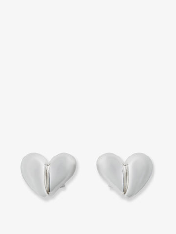 Bottega Veneta - Silver Earrings - Double Drop Heart silver-earrings_f92fc4e8-4362-4794-a747-370333fcb495