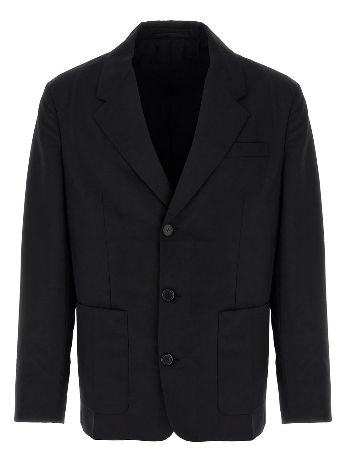 PRADA - Single-breasted blazer Black