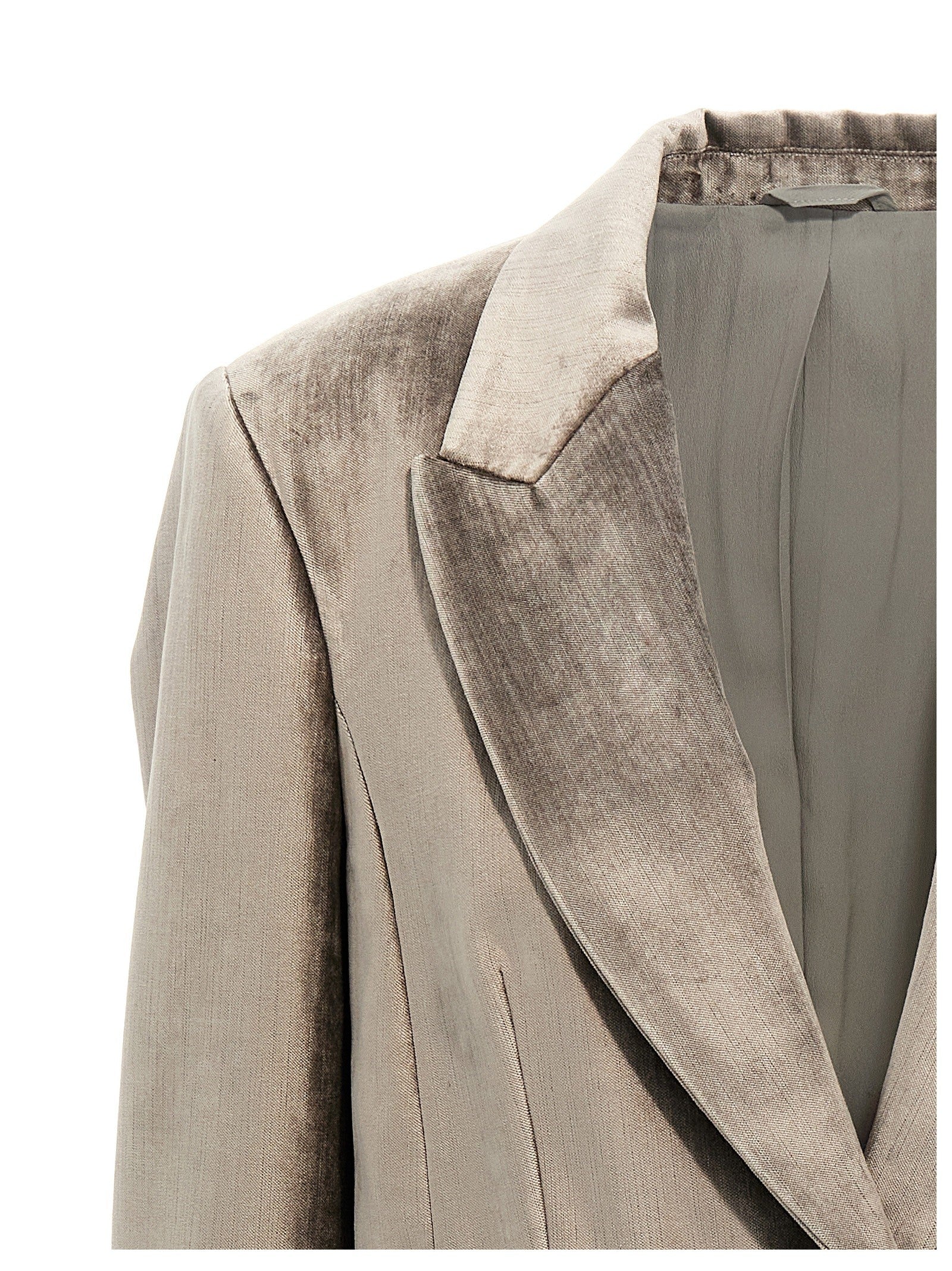 Brunello Cucinelli - Single-breasted chenille blazer