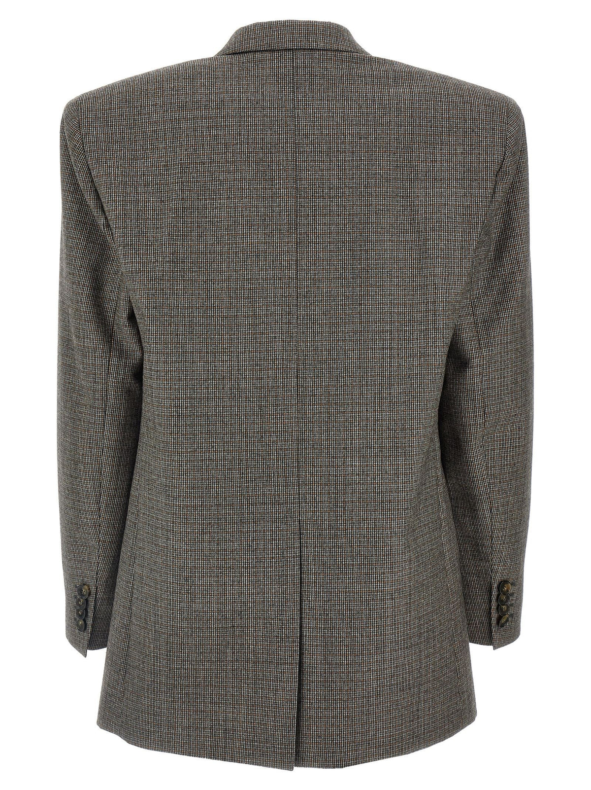 stella mccartney - Single-breasted micro houndstooth blazer