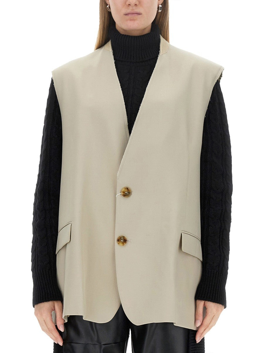 MM6 MAISON MARGIELA - SINGLE-BREASTED VEST single-breasted-vest_19865359-c245-466f-879f-cdae625e0f2d