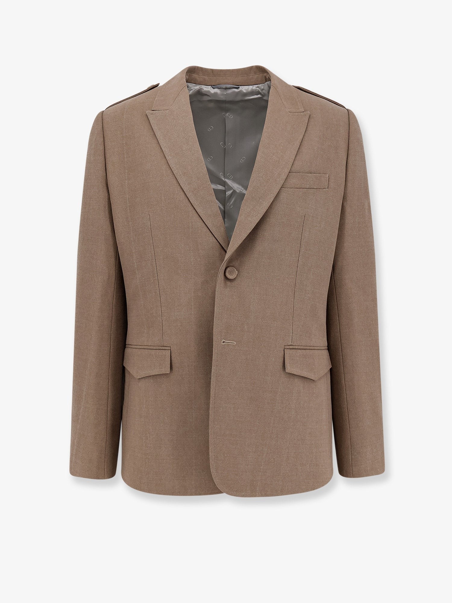 Single-breasted virgin wool blazer