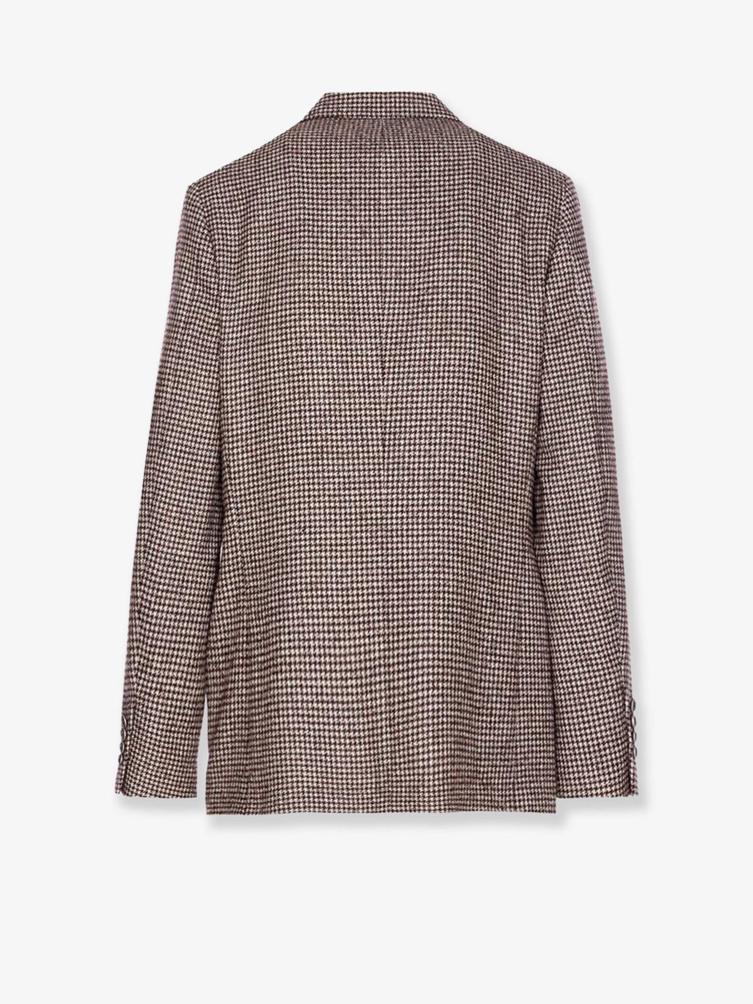 Single-breasted wool and alpaca blazer