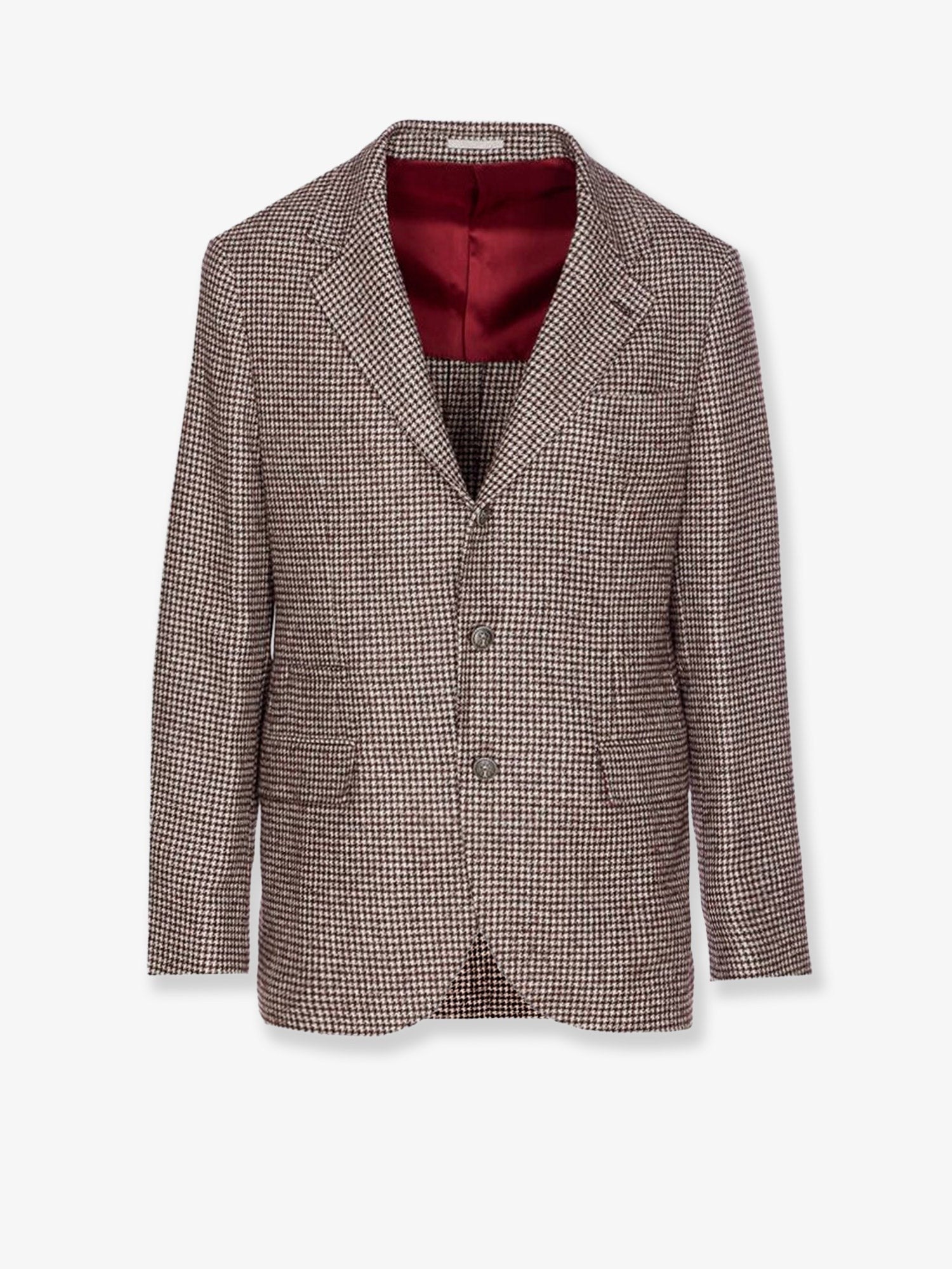 Single-breasted wool and alpaca blazer