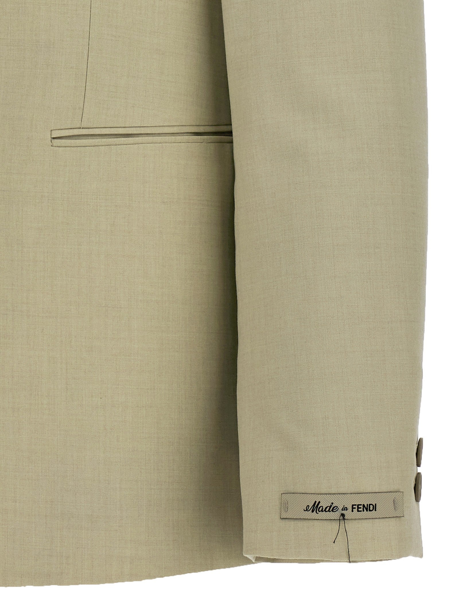 Fendi - Single-breasted wool blazer