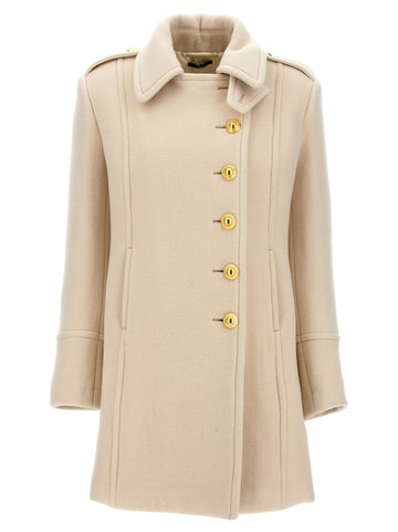 TOM FORD - Single-breasted wool coat