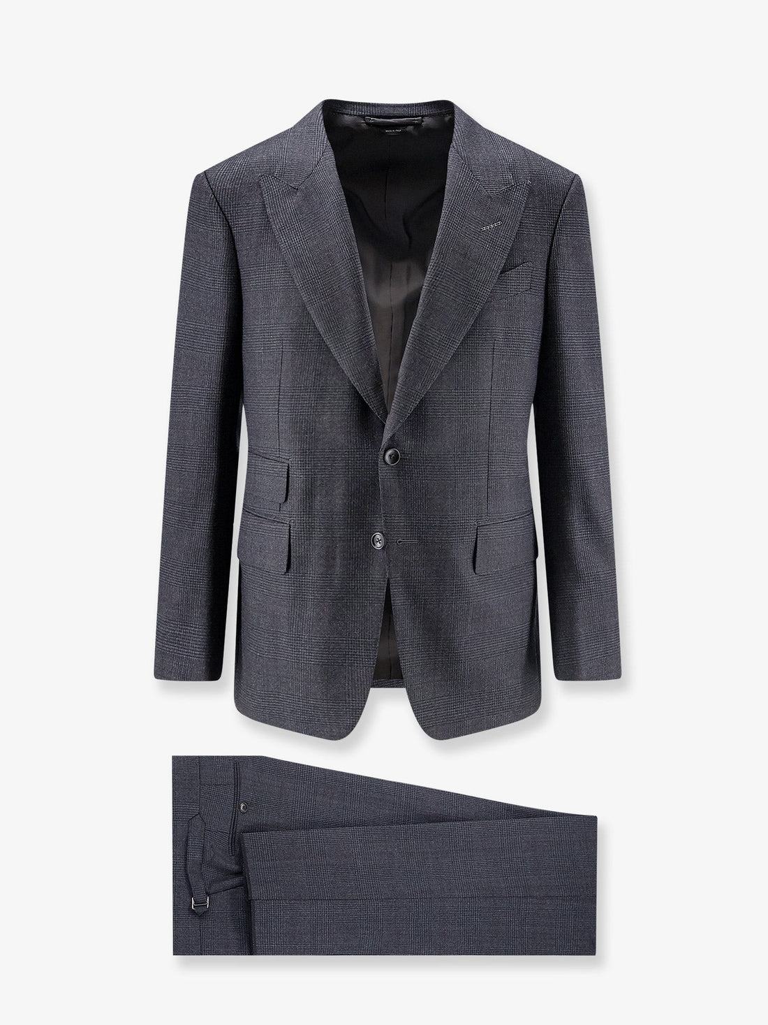 TOM FORD - Single-breasted wool suit Anthracite