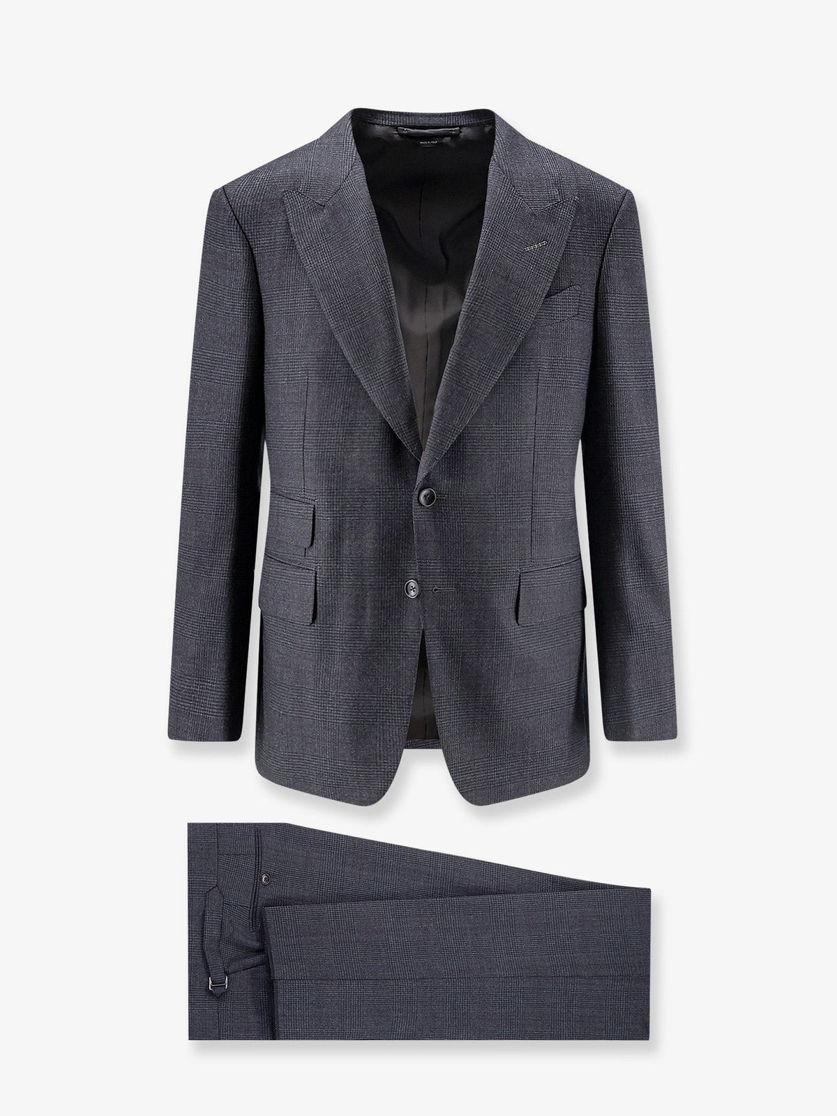 TOM FORD - Single-breasted wool suit Anthracite