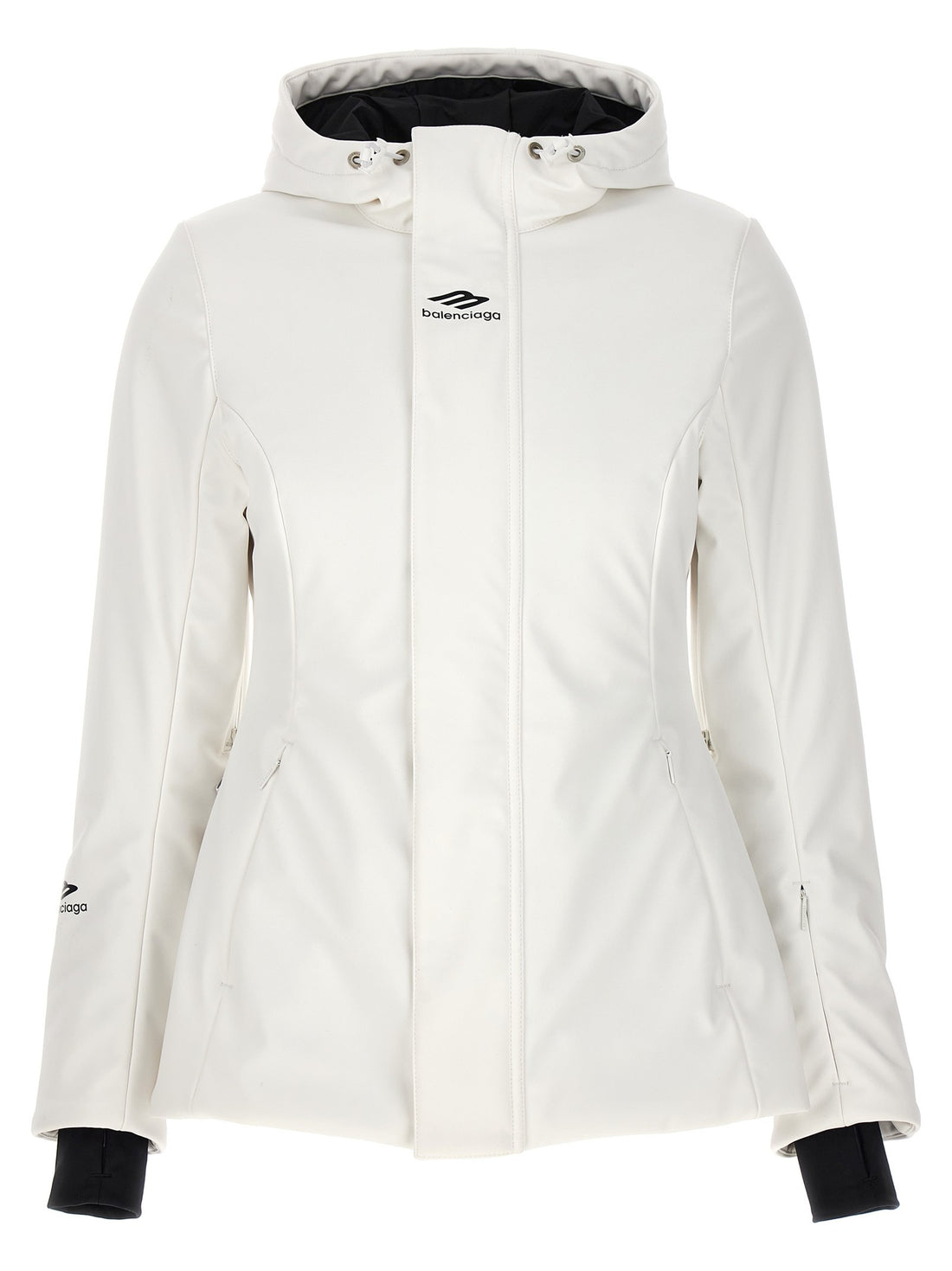 Balenciaga - 'Ski Hourglass 3B Sports Icon' parka White 36 FR