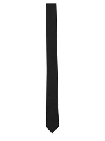 "SKINNY EVENING" TIE WITH LOGO skinny-evening-tie-with-logo_78517309-bb77-4e73-a08c-08de1a38f47d