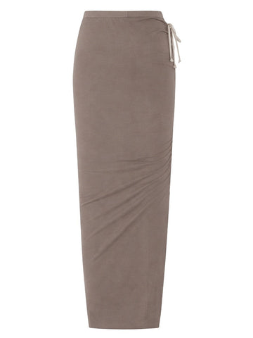 RICK OWENS RICK OWENS - SKIRT WITH SIDE SLIT