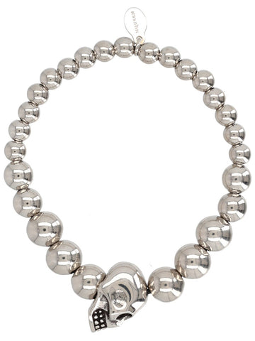 Alexander Mcqueen Alexander McQueen Skull Bracelet – Silver
