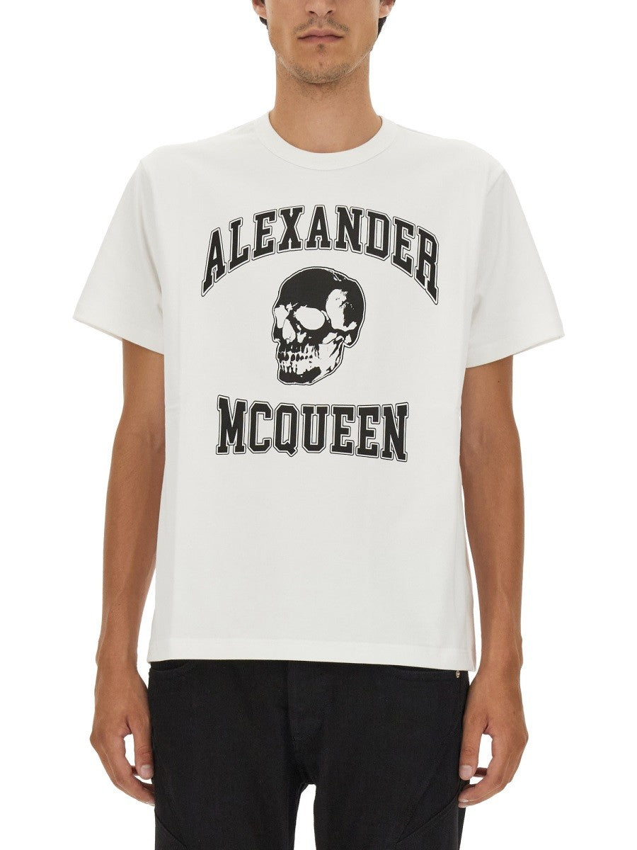 Alexander Mcqueen Alexander Mcqueen - SKULL LOGO T-SHIRT