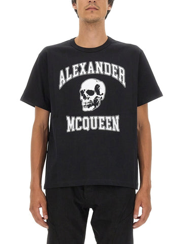 Alexander Mcqueen Alexander Mcqueen - SKULL LOGO T-SHIRT