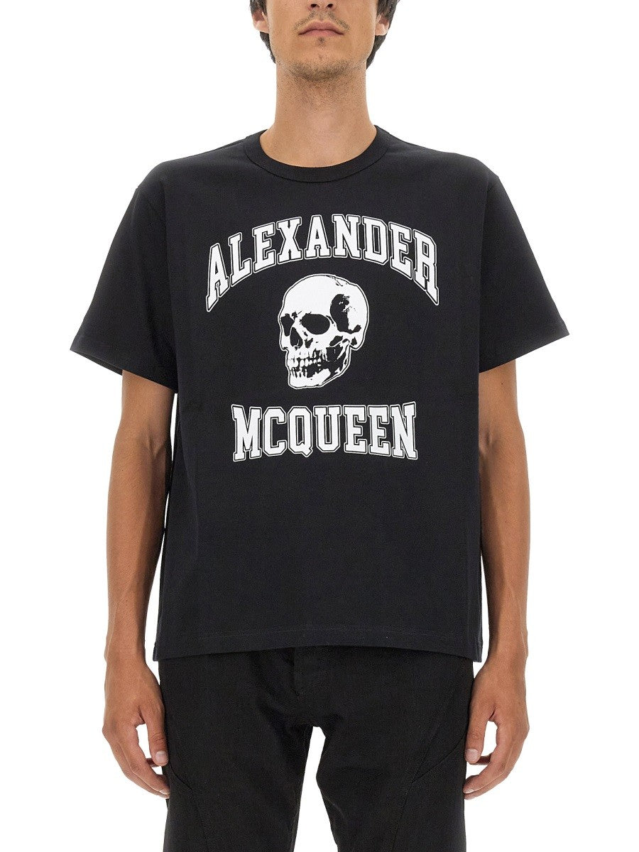 Alexander Mcqueen Alexander Mcqueen - SKULL LOGO T-SHIRT